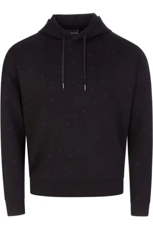 Emporio Armani Heren, Sweatshirts & Hoodies, Zwart, Maat: M Jersey