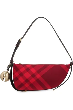 Burberry Dames, Tassen, Rood, Maat: ONE Size Wol