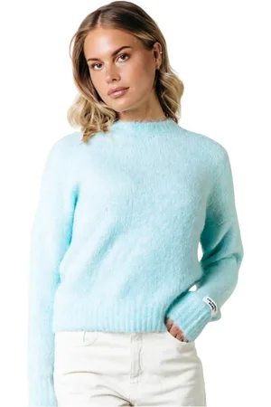 Colourful rebel Dames, Truien, Blauw, Maat: S/M Wol