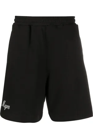 Msgm Heren, Korte broeken, Zwart, Maat: S