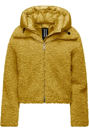 Bomboogie Dames, Jassen, Geel, Maat: 2XL Fleece