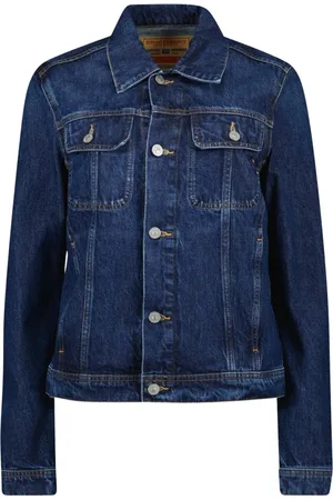 Diesel Dames, Jassen, Blauw, Maat: S Denim