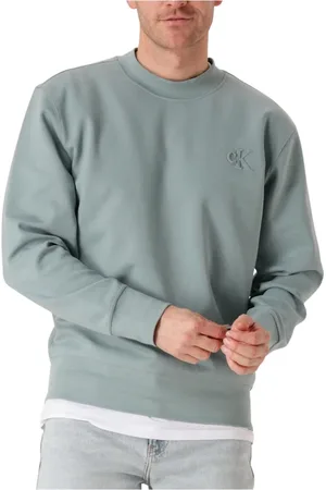 Calvin Klein Heren, Sweatshirts & Hoodies, Grijs, Maat: L