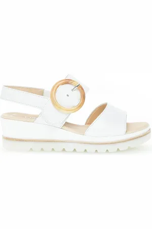 Gabor Dames, Schoenen, Wit, Maat: 40 1/2 EU Leer