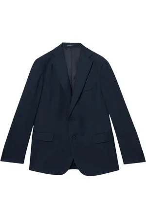 Brooks Brothers Heren, Jassen, Blauw, Maat: 4XL Wol