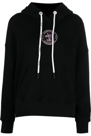 Palm Angels Dames, Sweatshirts & Hoodies, Zwart, Maat: S Katoen