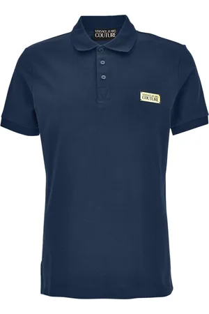 VERSACE Heren, Tops, Blauw, Maat: S