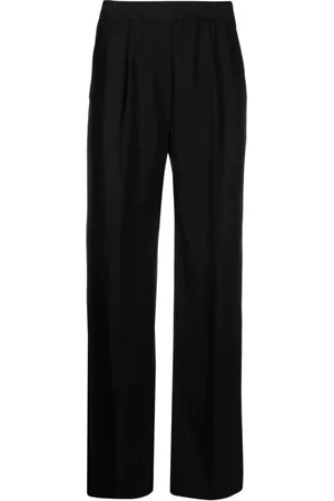 Loulou Studio Dames, Broeken, Zwart, Maat: XS Linnen