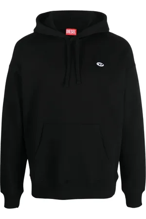Diesel Heren, Sweatshirts & Hoodies, Zwart, Maat: M Katoen