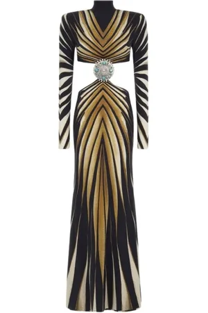 Roberto Cavalli Dames, Jurken, Veelkleurig, Maat: L