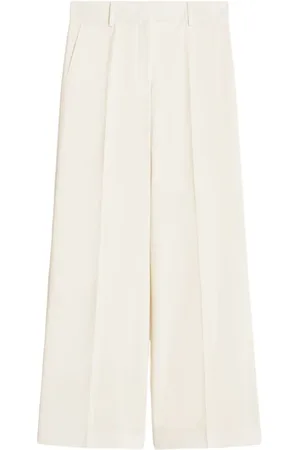 Max Mara Dames, Broeken, , Maat: S Katoen
