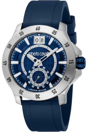 Roberto Cavalli Heren, Accessoires, Blauw, Maat: ONE Size