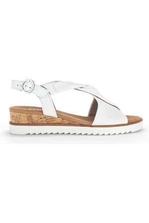 Gabor Dames, Schoenen, Wit, Maat: 38 1/2 EU Leer