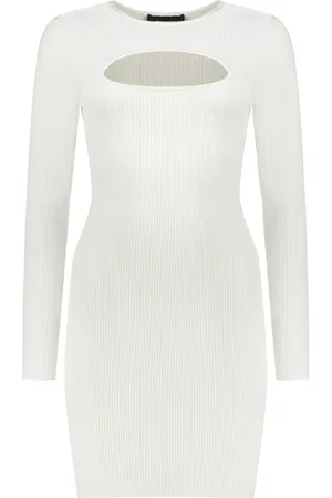 Dsquared2 Dames, Jurken, Wit, Maat: M Viscose