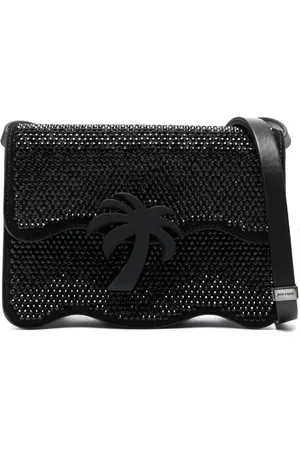 Palm Angels Dames, Tassen, Zwart, Maat: ONE Size Leer