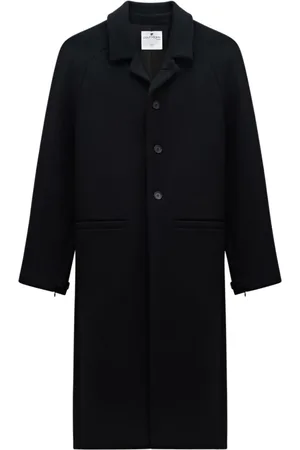Courrèges Heren, Mantels, Zwart, Maat: XL Wol