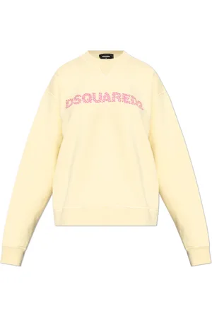 Dsquared2 Dames, Sweatshirts & Hoodies, Geel, Maat: XS Katoen