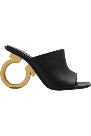 Salvatore Ferragamo Dames, Schoenen, Zwart, Maat: 35 1/2 EU Leer