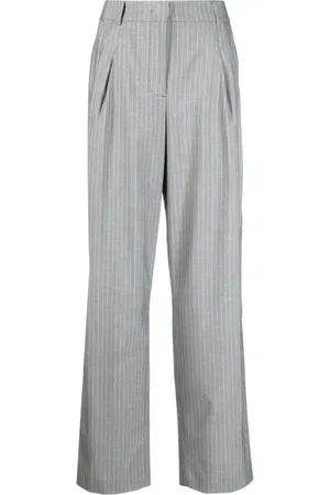 Essentiel Antwerp Dames, Broeken, Grijs, Maat: XL Wol