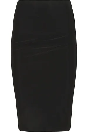 Norma Kamali Dames, Rokken, Zwart, Maat: S Spandex