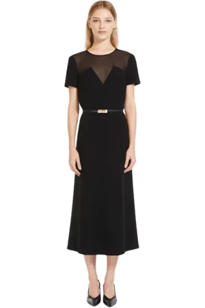 Max Mara Dames, Jurken, Zwart, Maat: L