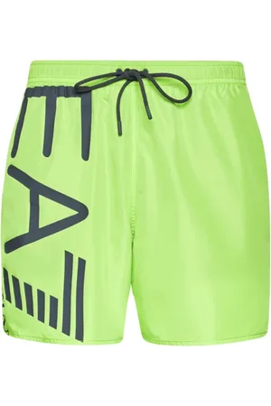 EA7 Heren, Badkleding, Groen, Maat: L Poliester