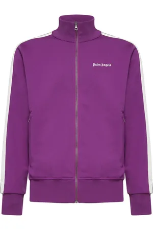 Palm Angels Heren, Sweatshirts & Hoodies, Paars, Maat: XL