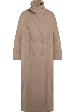 DRIES VAN NOTEN Dames, Mantels, Bruin, Maat: XS Wol