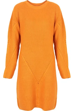 Silvian Heach Dames, Truien, Oranje, Maat: XS Wol