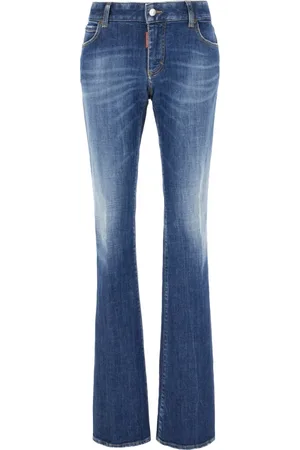 Dsquared2 Dames, Jeans, Blauw, Maat: M Katoen