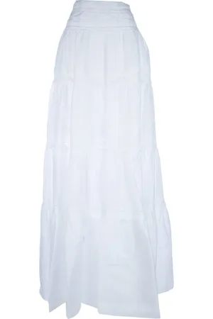 ERMANNO SCERVINO Dames, Rokken, Wit, Maat: S Katoen