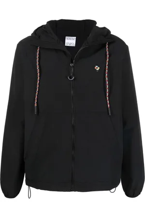 MARCELO BURLON Heren, Jassen, Zwart, Maat: L Poliester