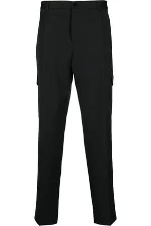 Calvin Klein Heren, Broeken, Zwart, Maat: W34 L32 Wol