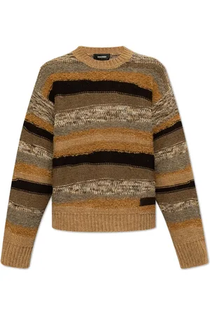 Dsquared2 Heren, Truien, Bruin, Maat: M Wol