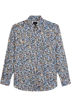 Eden Park Heren, Overhemden, Blauw, Maat: 2XL Katoen