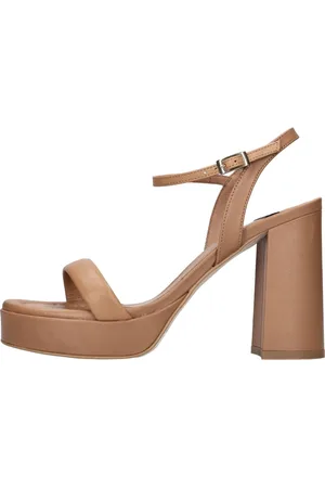 Angel alarcon Dames, Schoenen, Bruin, Maat: 41 EU Leer