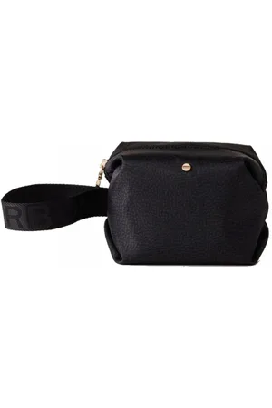 Borbonese Dames, Tassen, Zwart, Maat: ONE Size Nylon