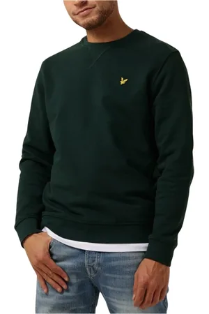 Lyle & Scott Heren, Sweatshirts & Hoodies, Groen, Maat: S Katoen