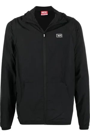 Diesel Heren, Sweatshirts & Hoodies, Grijs, Maat: XL Nylon