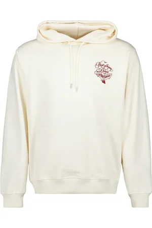 Drôle de Monsieur Heren, Sweatshirts & Hoodies, Wit, Maat: M Katoen