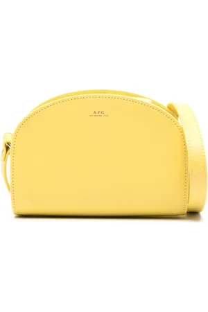 A.P.C. Dames, Tassen, Geel, Maat: ONE Size Leer