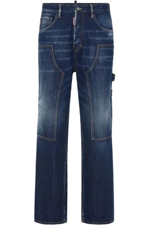 Dsquared2 Heren, Jeans, Blauw, Maat: M Katoen