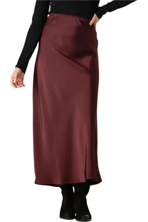 Neo Noir Dames, Rokken, Rood, Maat: S Satijn