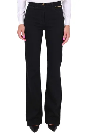 Elisabetta Franchi Dames, Broeken, Zwart, Maat: W29 Denim