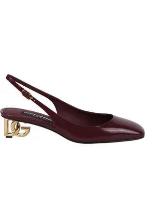 Dolce & Gabbana Dames, Schoenen, Paars, Maat: 36 EU Leer