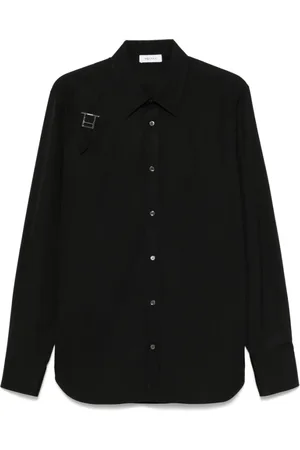 Alexander McQueen Heren, Overhemden, Zwart, Maat: 2XL
