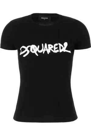 Dsquared2 Dames, Tops, Zwart, Maat: XS Katoen
