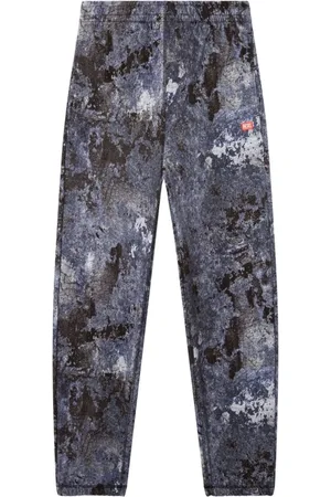 Diesel Heren, Broeken, Zwart, Maat: XS