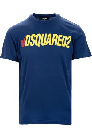 Dsquared2 Heren, Tops, Blauw, Maat: S Katoen