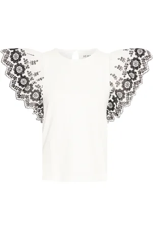 Ichi Dames, Blouses & Shirts, Wit, Maat: XS